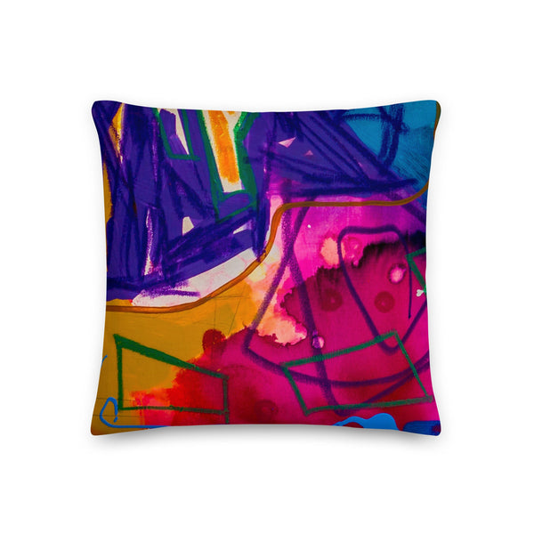 Premium Pillow "A Vibrant Life 2-b"
