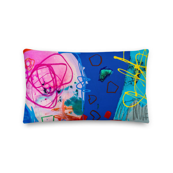 Premium Pillow "A Vibrant Life 4-b"