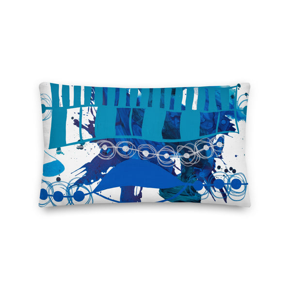 Premium Pillow "Blue - 1"