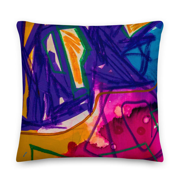 Premium Pillow "A Vibrant Life 2-b"