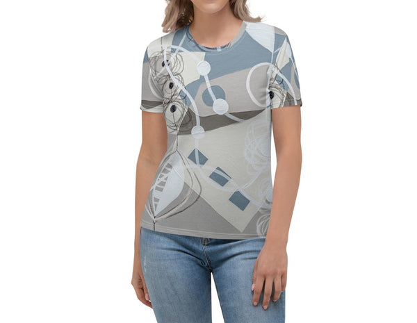Women's T-shirt  "Linen & Gray - 2"