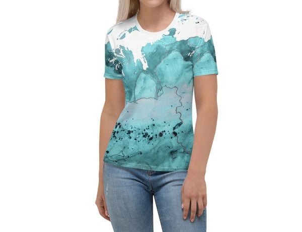 Women's T-shirt "Aquatic 2 - 2 Light Aqua"