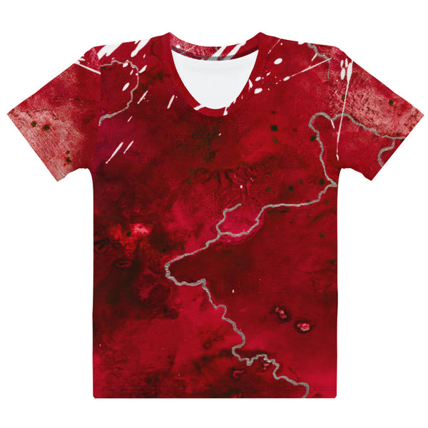 Women's T-shirt "Crimson Sky 1"