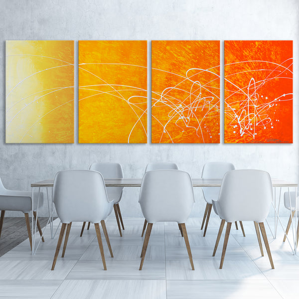 Abstract Painting  "Solar"