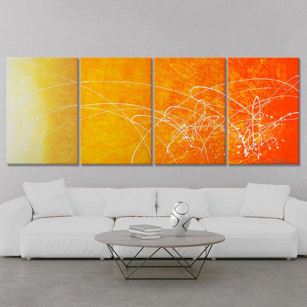 Abstract Painting  "Solar"