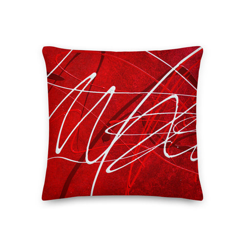 Premium Pillow - "Passion Red - 3"
