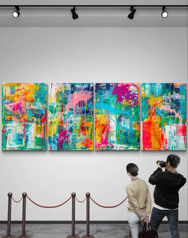 "A Beautiful Life 2" Original Modern Abstract Painting