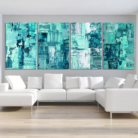 Abstract Artwork "Aqua"