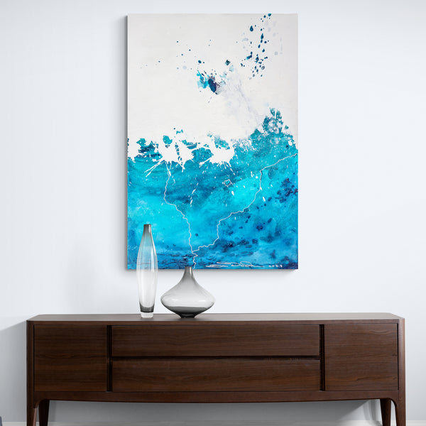 Abstract Painting  "Aquatic - Beautiful Waters 4"