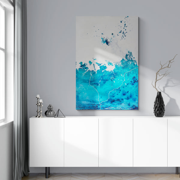 Abstract Painting  "Aquatic - Beautiful Waters 4"