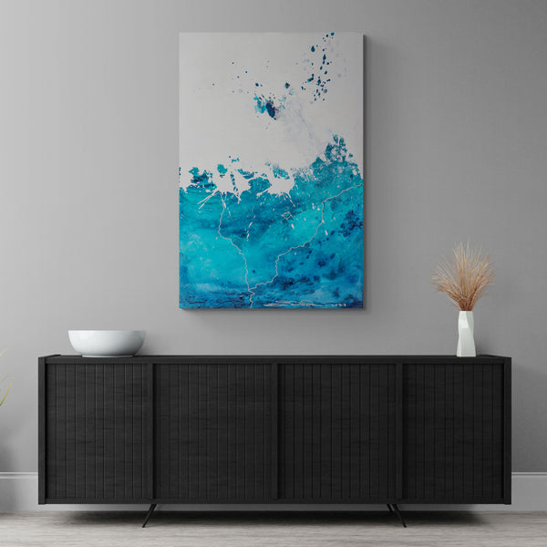 Abstract Painting  "Aquatic - Beautiful Waters 4"