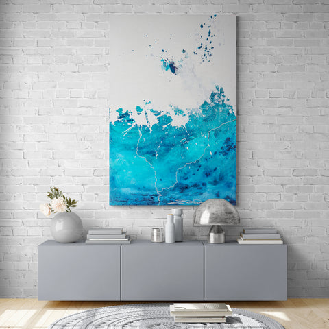 Abstract Painting  "Aquatic - Beautiful Waters 4"