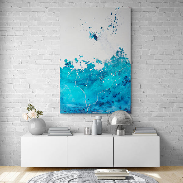 Abstract Painting  "Aquatic - Beautiful Waters 4"