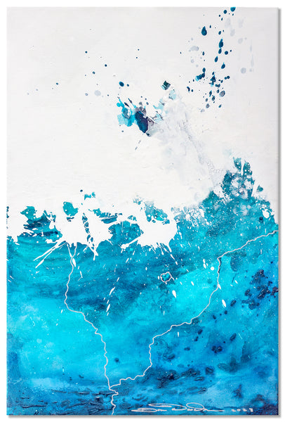 Abstract Painting  "Aquatic - Beautiful Waters 4"