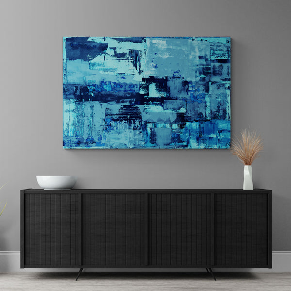 Abstract Wall Art - Blue 1