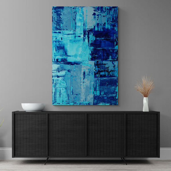 Abstract Wall Art - Blue 3