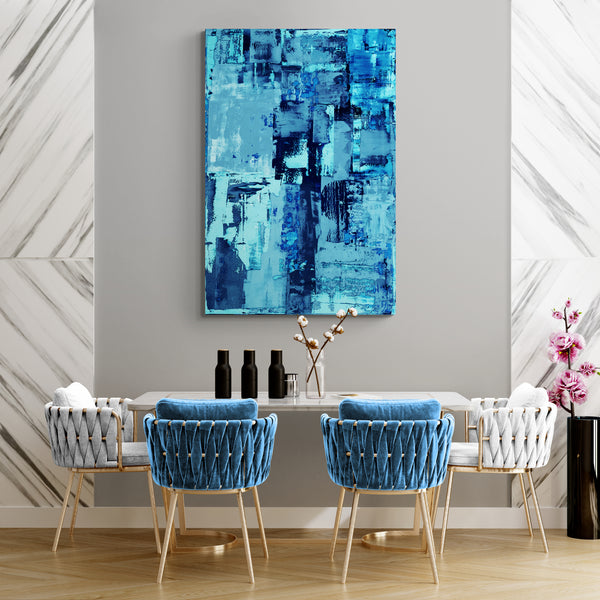 Abstract Wall Art - Blue 1