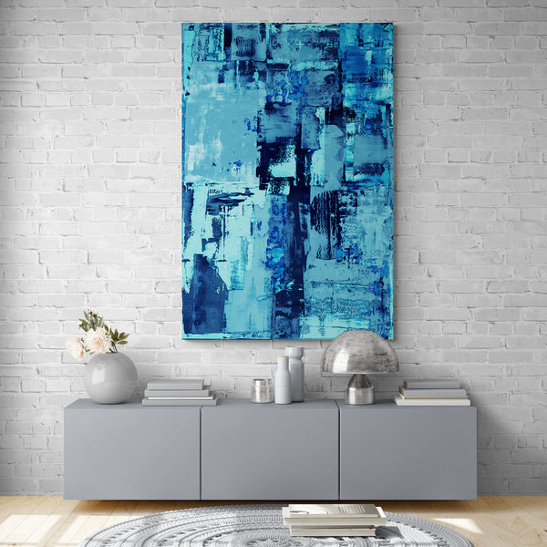 Abstract Wall Art - Blue 1