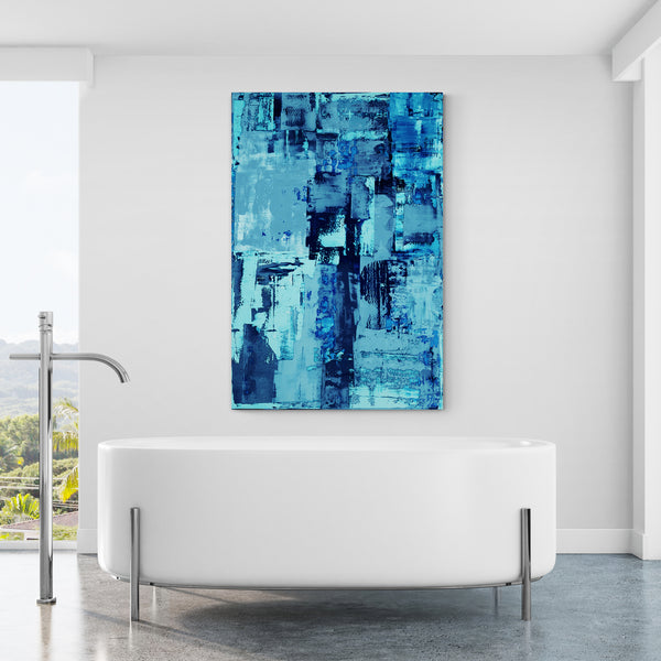 Abstract Wall Art - Blue 1