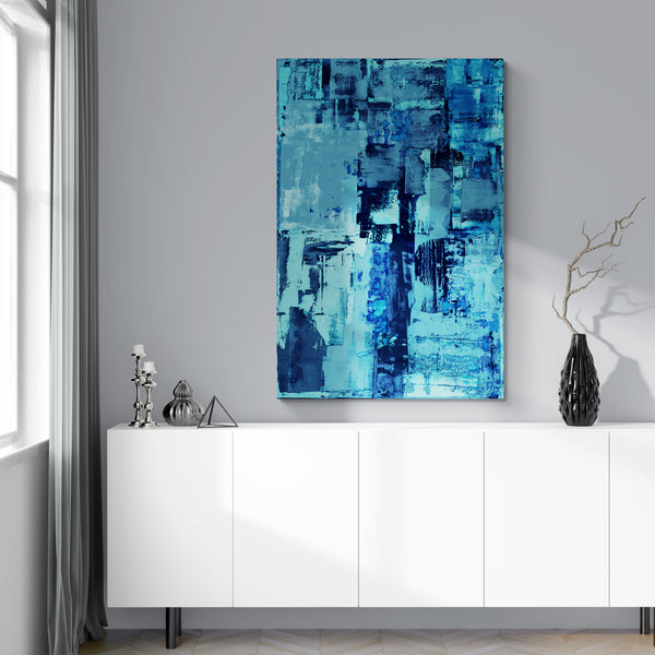 Abstract Wall Art - Blue 1