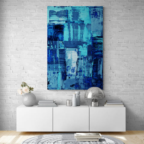 Abstract Wall Art - Blue 2