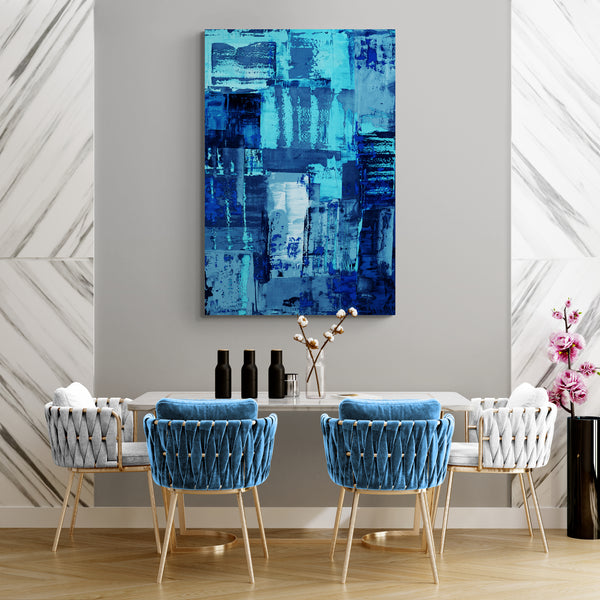 Abstract Wall Art - Blue 2