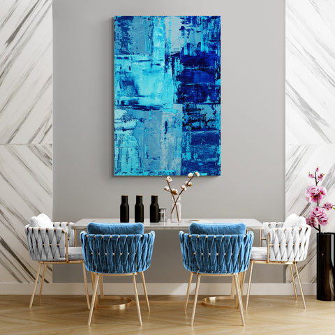 Abstract Wall Art - Blue 3