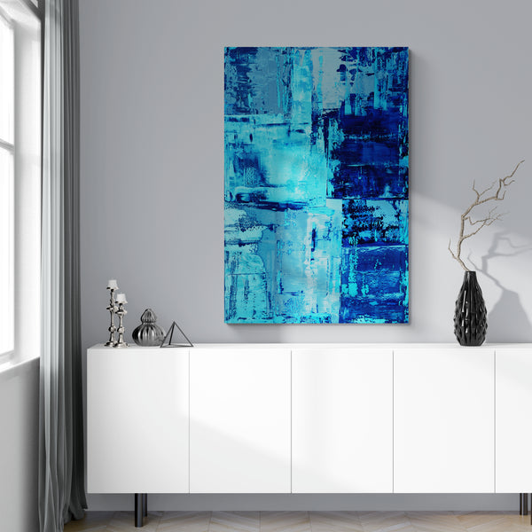 Abstract Wall Art - Blue 3