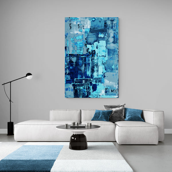 Abstract Wall Art - Blue 4