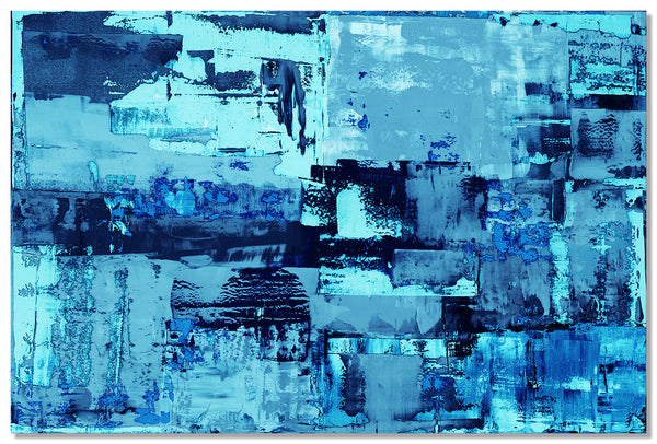 Abstract Wall Art - Blue 1
