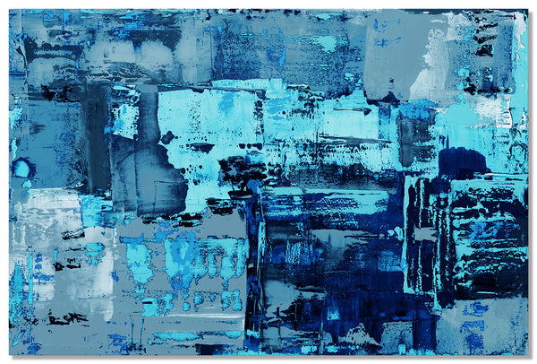 Abstract Wall Art - Blue 4