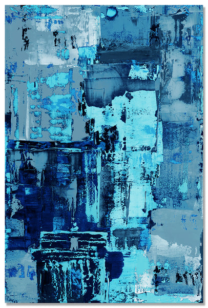 Abstract Wall Art - Blue 4