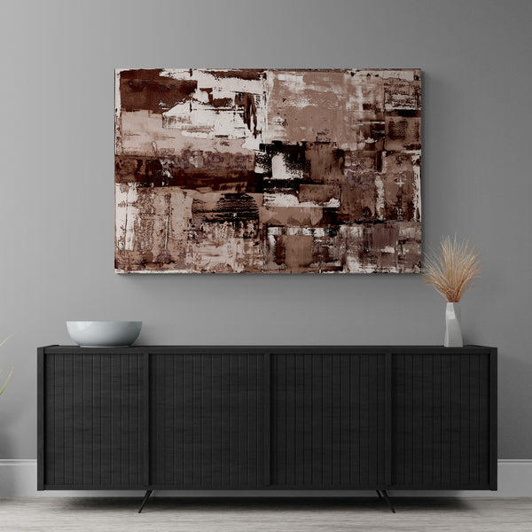 Abstract Wall Art - Chocolate 1