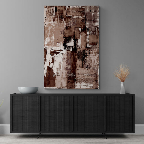 Abstract Wall Art - Chocolate 1