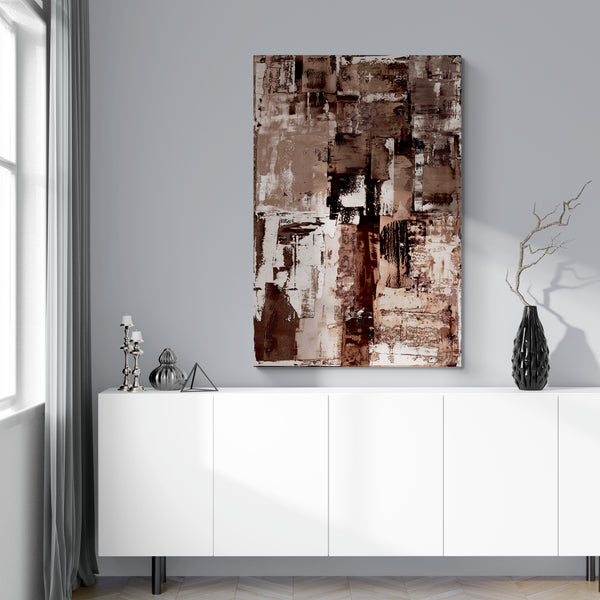 Abstract Wall Art - Chocolate 1