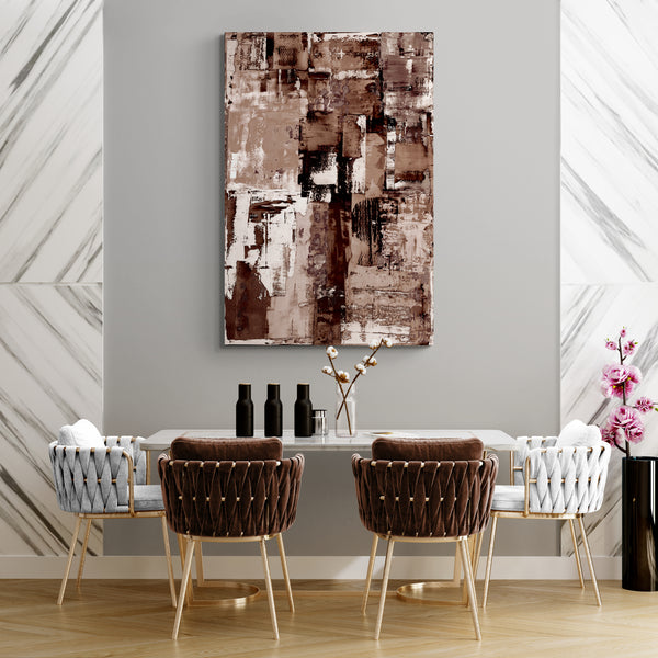 Abstract Wall Art - Chocolate 1