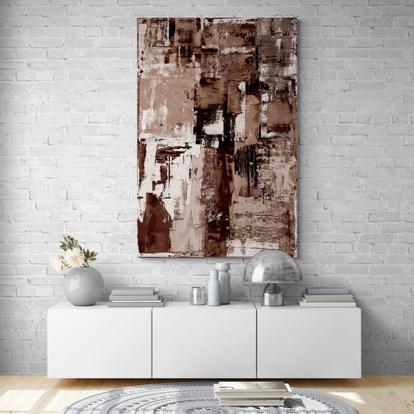 Abstract Wall Art - Chocolate 1