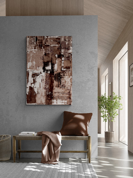 Abstract Wall Art - Chocolate 1