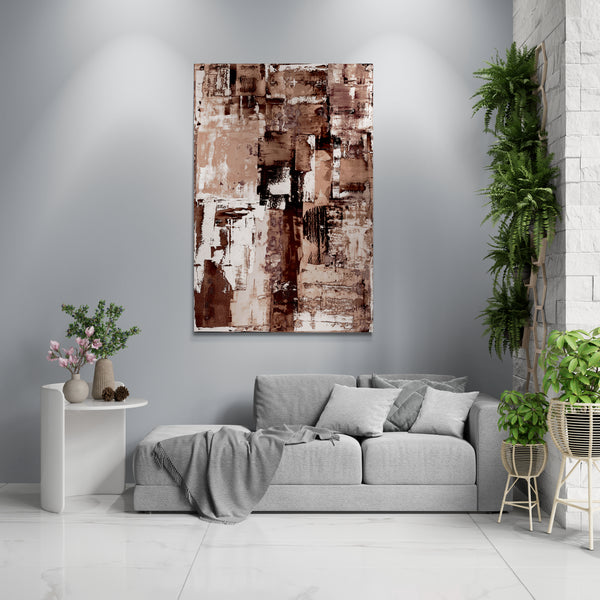 Abstract Wall Art - Chocolate 1