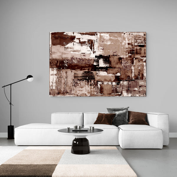 Abstract Wall Art - Chocolate 1