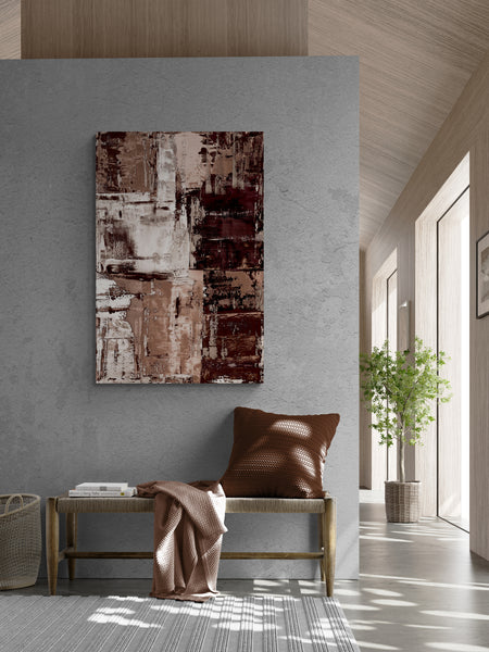 Abstract Wall Art - Chocolate 3