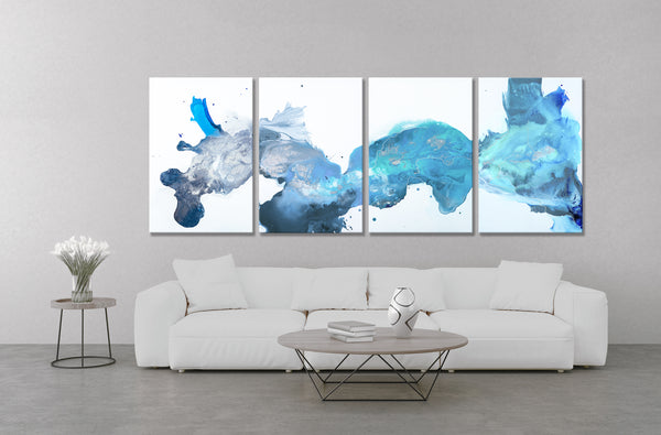 Abstract Painting "Colors of the Sea"