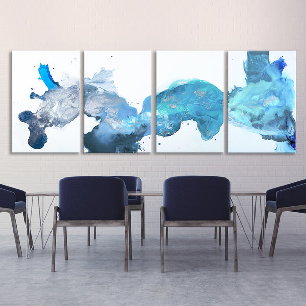 Abstract Painting "Colors of the Sea"