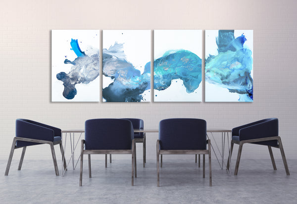 Abstract Painting "Colors of the Sea"
