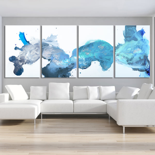 Abstract Painting "Colors of the Sea"