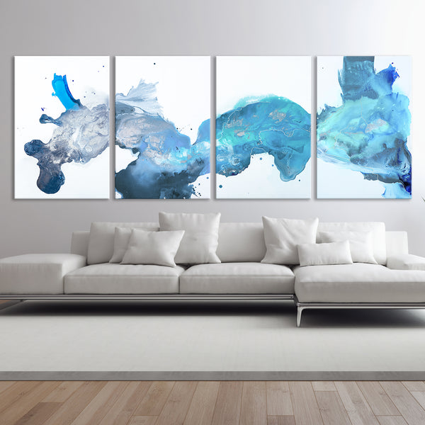 Abstract Painting "Colors of the Sea"