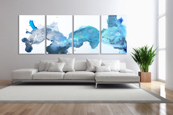Abstract Painting "Colors of the Sea"
