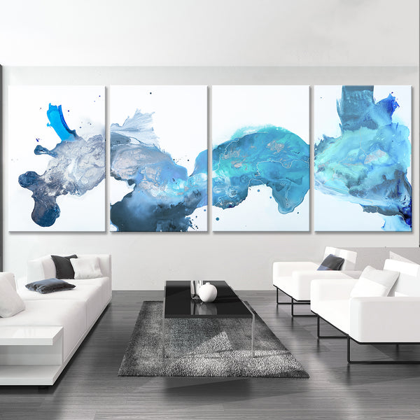 Abstract Painting "Colors of the Sea"