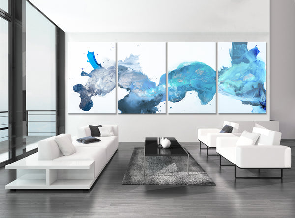 Abstract Painting "Colors of the Sea"