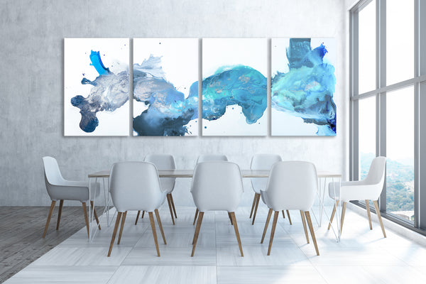 Abstract Painting "Colors of the Sea"